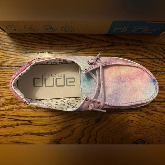 Girls Hey Dude Wendy ‘Unicorn Dreamer’ - Size 3 - NWT - Picture 2 of 5